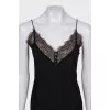 Black dress with lace