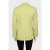 Cashmere and silk button-down jacket