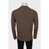 Men's green cardigan