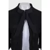 Cropped jacket with a bow