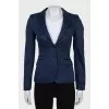 Blue fitted jacket