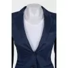 Blue fitted jacket