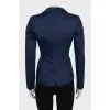 Blue fitted jacket