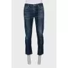 Men's cropped mid-rise jeans