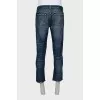 Men's cropped mid-rise jeans