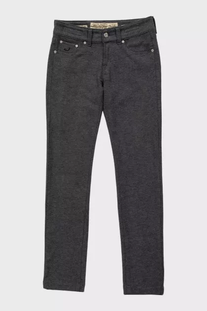 Gray trousers