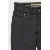 Gray trousers