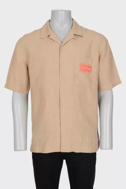 Men's short sleeve shirt with pocket
