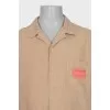 Men's short sleeve shirt with pocket