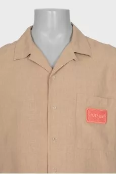 Men's short sleeve shirt with pocket
