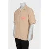 Men's short sleeve shirt with pocket