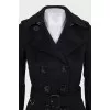 Fitted cashmere coat