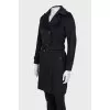 Fitted cashmere coat