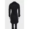 Fitted cashmere coat