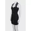 Fitted dress with lace