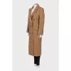 Straight-cut wool coat