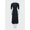 Knitted dress with bows