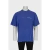 Men's oversized purple t-shirt