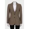 Brown striped jacket