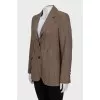 Brown striped jacket
