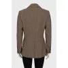 Brown striped jacket