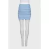 Light blue tweed skirt