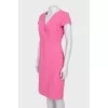 Pink dress with short sleeves