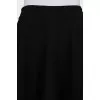 Black high-waisted skirt