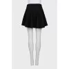 Black high-waisted skirt