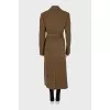 Brown wrap coat
