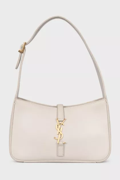 Leather white bag Le 5 Á 7