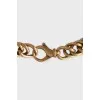 Chain belt with removable pendants