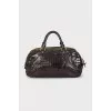Brown leather bag