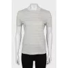 Striped linen T-shirt