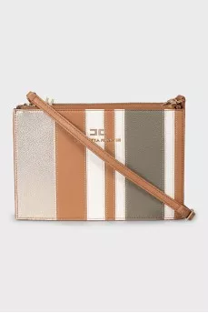 Brown eco-leather bag