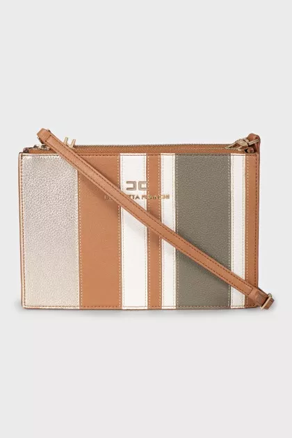 Brown eco-leather bag