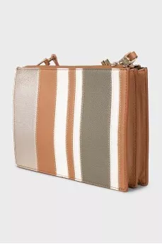 Brown eco-leather bag