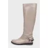 High low boots