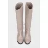 High low boots