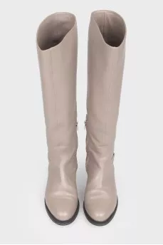 High low boots
