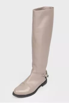 High low boots