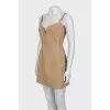 Beige denim sundress