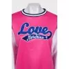 Sweatshirt decorated with sequin embroidery