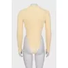 Knitted yellow bodysuit