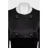 Dress with massive buttons