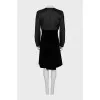 Dress with massive buttons