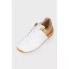 Golden heel sneakers