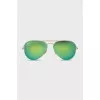 Men's sunglasses with green lenses