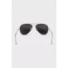 Men's sunglasses with green lenses