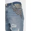 Jeans with voluminous decor